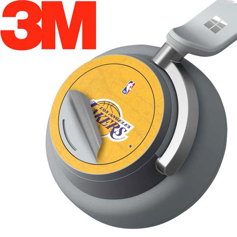 NBA Los Angeles Lakers Distressed Surface Headphones Skin